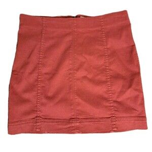 Jolt Skinny Mini Brick Red Skirt Junior Size 9/29 NWT